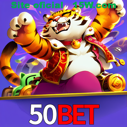 Imagem promocional da 50bet mostrando a plataforma e suas vantagens